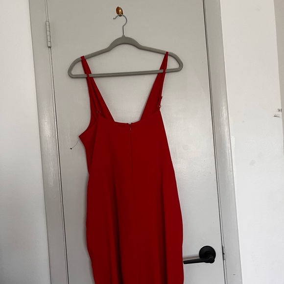 ⭐️Bogo⭐️🦋 New w tag ASOS Sz 12 red side pockets jumpsuit - Picture 5 of 10